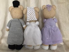 Brenda. Knitted crafts. The Marry Bears 1.
